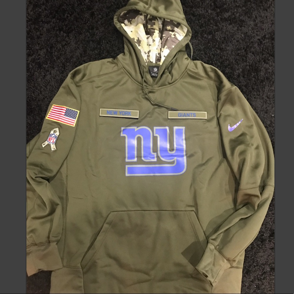 NY Giants Salute to Service hooded sweatshirt